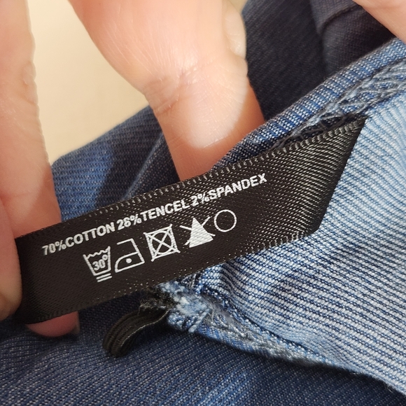 CrazyTrain Denim Dress Horse Western - Picture 7 of 7